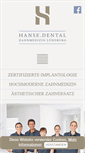 Mobile Screenshot of praxis-dr-hansen.de